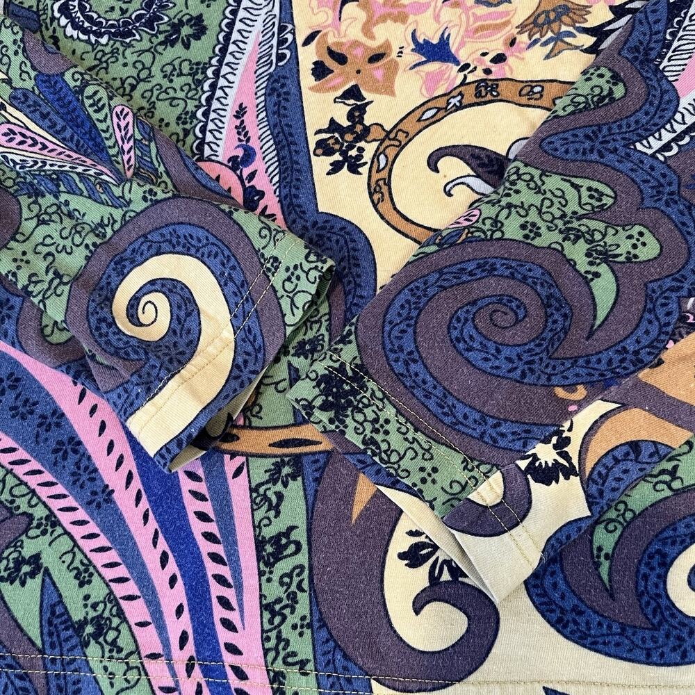Orvis Women's Paisley Floral Medium 100% Cotton Shirt Long Sleeve Top - Picture 4 of 6